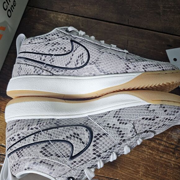 Nike Book 1 Lea Python Men's Light Orewood Brown Sneakers Size 8.5 HJ5352-100 - Picture 10 of 12